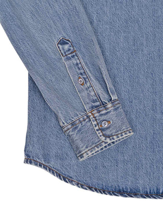 Jeanshemd mit Ami De Coeur Stickerei