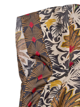 Poncho Kleid im Desert-Print
