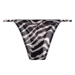 Clio Tanga im Zebra-Print