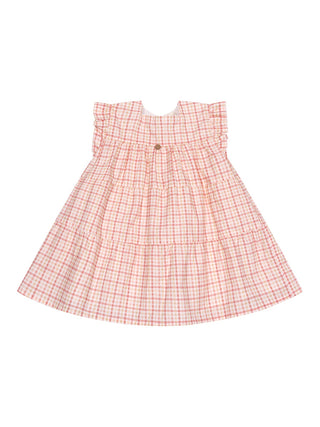Tartan Kleid - Rosa