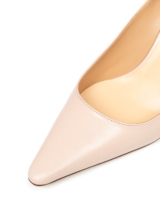 Pump mit Sling Back in Nude