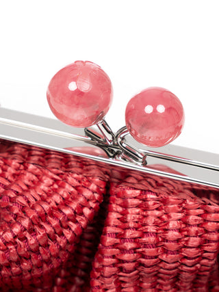 Nano Pasticcino Bag in Bast-Optik - Rot