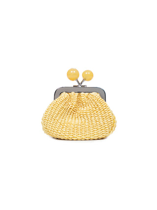 Nano Pasticcino Bag in Bast-Optik - Gelb
