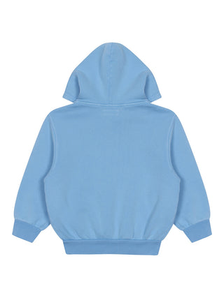 Sweat-Hoodie mit Logo - Hellblau