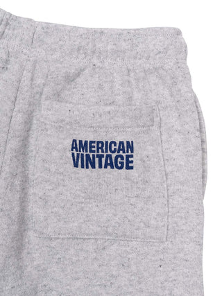 Sweatshorts mit Logo - Grau meliert