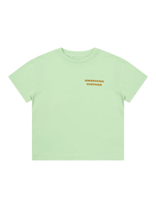 T-Shirt mit Print - Hellgrün
