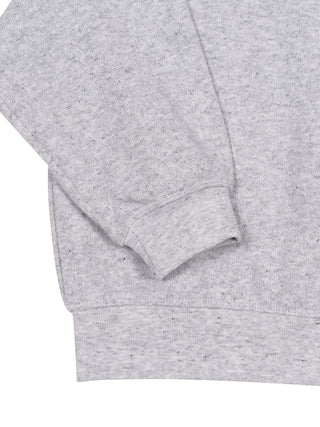Sweatshirt mit Logo - Grau meliert