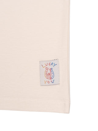 Relaxed Fit Tshirt Artwork - Creme