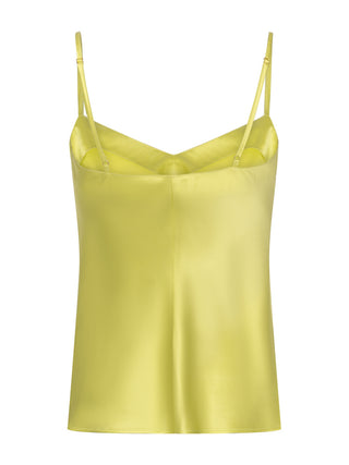 Calista grünes Seiden-Camisole