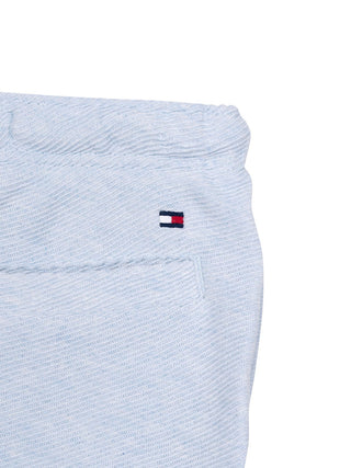 Jersey Twill Sweatshorts - Hellblau