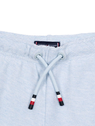 Jersey Twill Sweatshorts - Hellblau