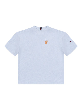 Jersey Twill T-Shirt - Hellblau