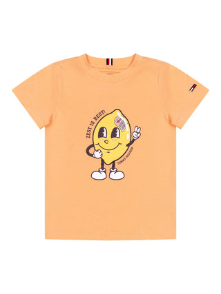 Jersey-T-Shirt mit Fun Grafikprint - Faded Sun Kiss