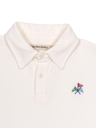 Nut Poloshirt mit Logo - Ecru