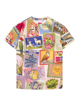 Dotcom Kleid, Almond Oil - Multicolor