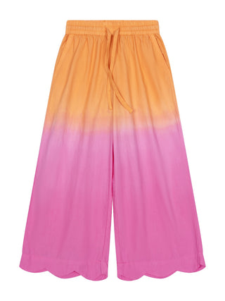 Palazzos Hose, Tie Dye - Pink/Orange