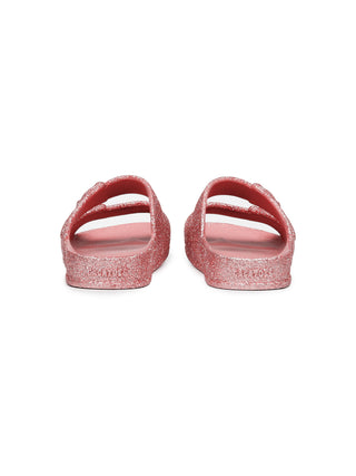 Trancoso Vintage  Glitzersandalen - Rosa