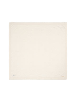 Kaschmir-Babydecke in Check  90cm x 90cm - Ivory