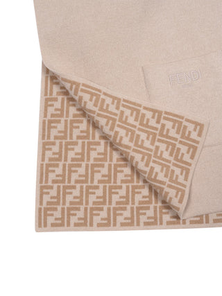 Wendbares Ton-in-Ton-Cape - Beige