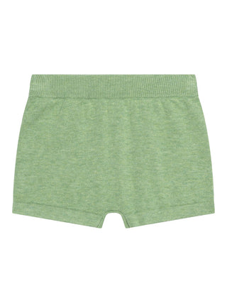 Strick-Shorts aus Bio-Baumwolle - Grün