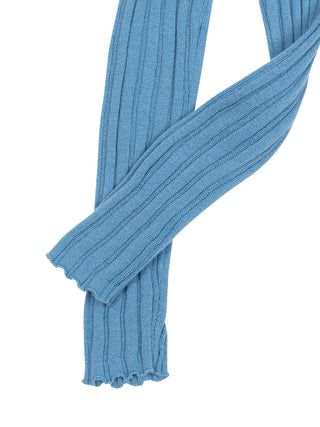 Gerippte Leggings aus Bio-Baumwolle - Sea/Blau
