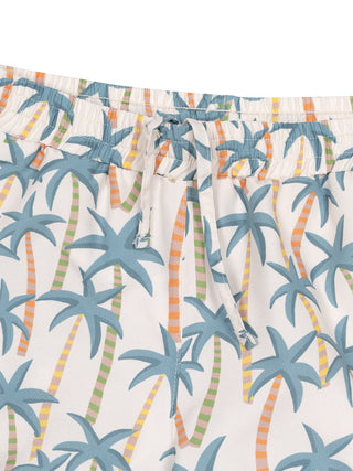 Guapi Badeshorts mit Palmen-Print - Multicolor