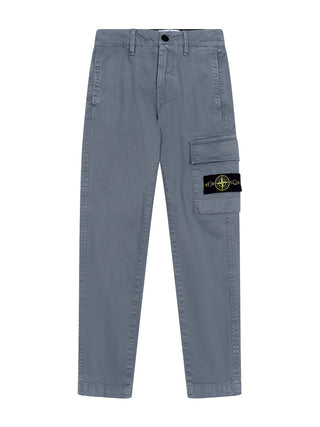 Cargohose mit Kompass-Logo-Patch - Grau