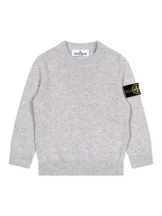 Feinstrickpullover aus Wollmischung - Grau