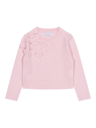 Feinstrickpullover Fiori - Rosa