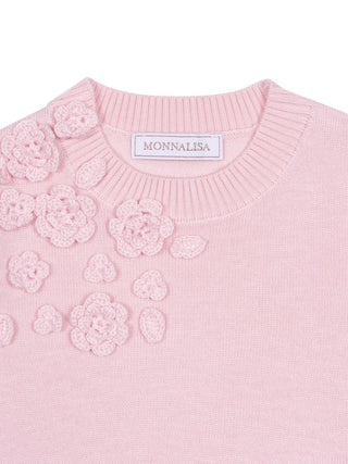 Feinstrickpullover Fiori - Rosa