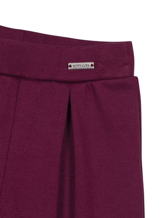 Bundfaltenhose - Fuchsia