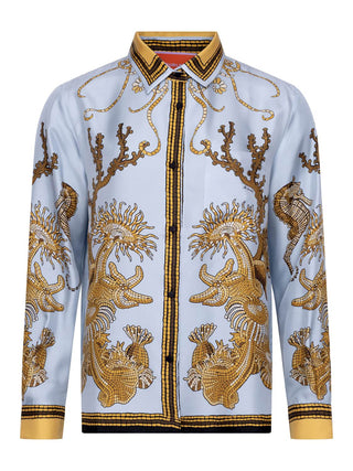 Boy Shirt aus Seiden-Twill