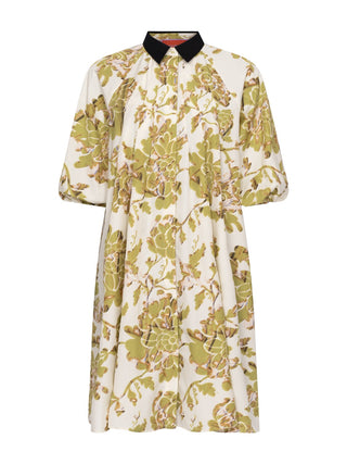 Sunburst Kleid aus Baumwoll-Popelin