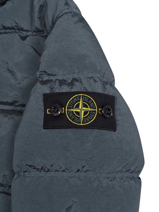 Kurzer Parka mit Daunen - Ash Blue