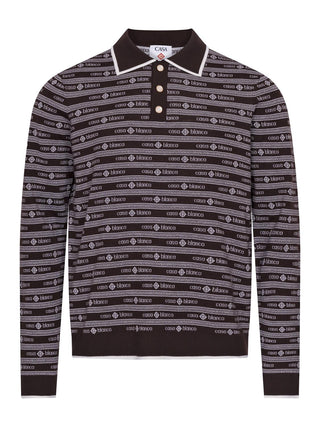 Poloshirt mit Logo-Allover
