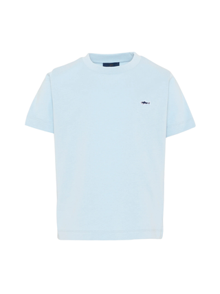 T-Shirt mit Logo - Hellblau