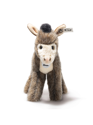 Asinus Esel, 17 cm, braun gespenkelt