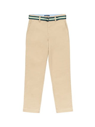 Slim-Fit Hose Bedford aus Twill Khaki