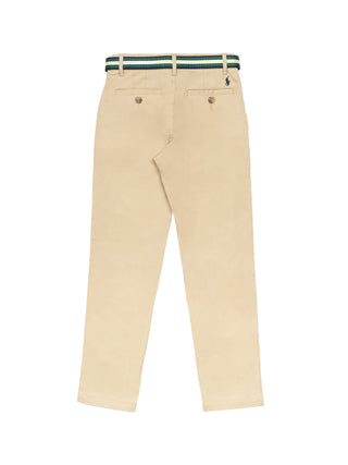 Slim-Fit Hose Bedford aus Twill Khaki
