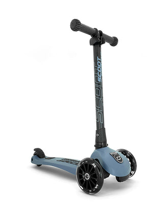 Highwaykick 3 LED Roller für Kinder - Steel