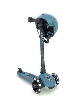 Highwaykick 3 LED Roller für Kinder - Steel
