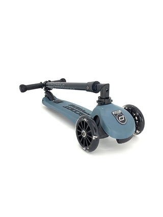 Highwaykick 3 LED Roller für Kinder - Steel