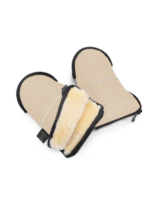 Glovy Lammfell Handwärmer Cloud Beige