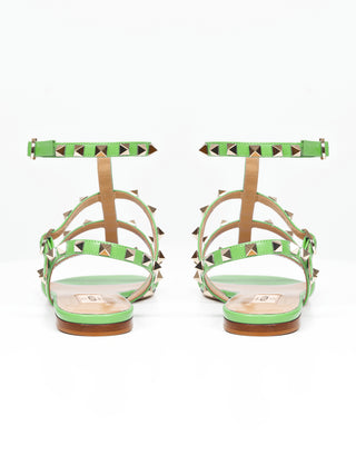 Sandalen Rockstud in Mintgrün