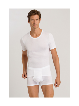 Cotton Pure Shirt 1/2 Arm - Weiß