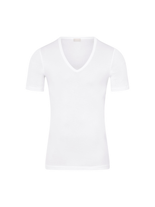 Cotton Pure V-Shirt - Weiß
