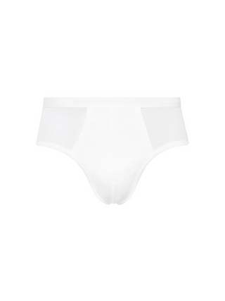 Cotton Pure Slip mit Eingriff - Weiß