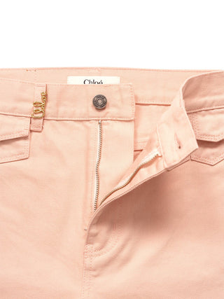 Jeans mit Gold-Applikationen