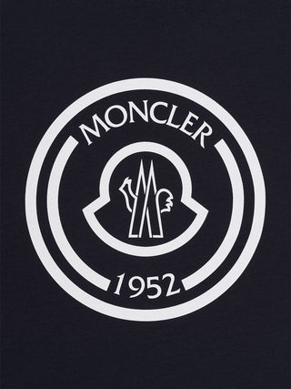 T-Shirt mit Logo-Print - Navy
