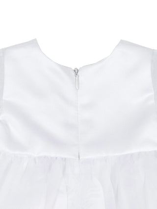 Taufkleid mit Schleife - Weiß